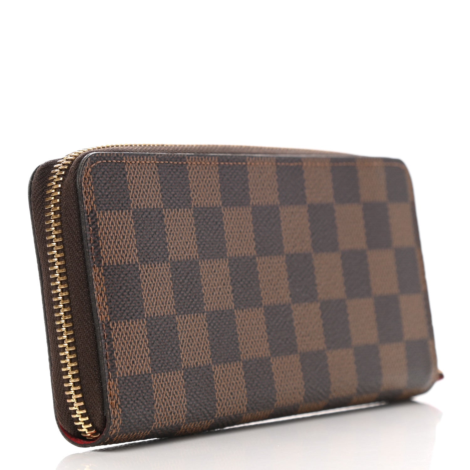 Louis Vuitton Damier Ebene Clemence Wallet Cherry 3 of 7