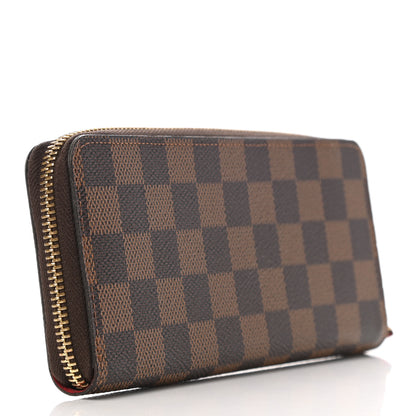 Louis Vuitton Damier Ebene Clemence Wallet Cherry 3 of 7