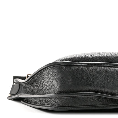 Hermes Taurillon Clemence Evelyne III PM Black 9 of 10