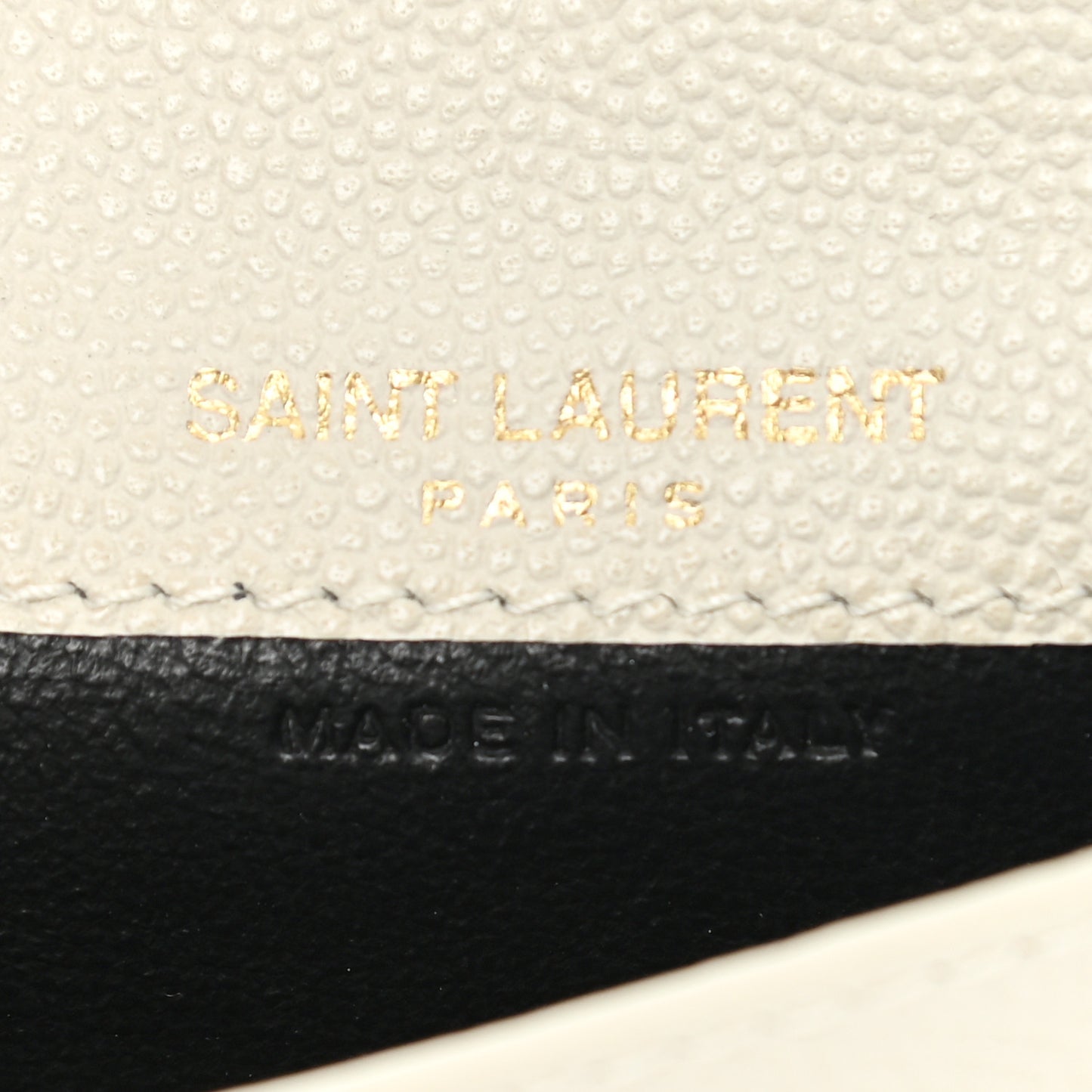 Grain De Poudre Uptown Monogram Card Case Blanc Vintage