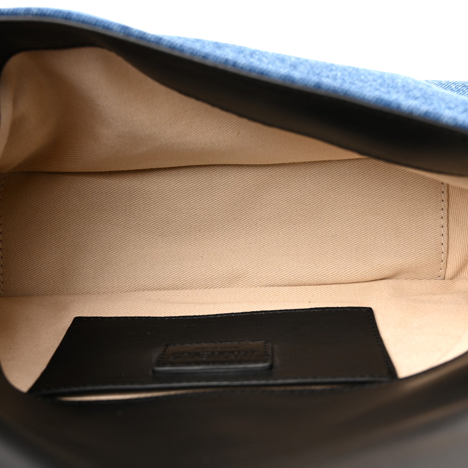 Jacquemus Soft Padded Denim Calfskin Le Bambimou Blue Black 5 of 10