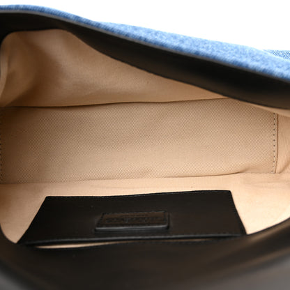 Jacquemus Soft Padded Denim Calfskin Le Bambimou Blue Black 5 of 10