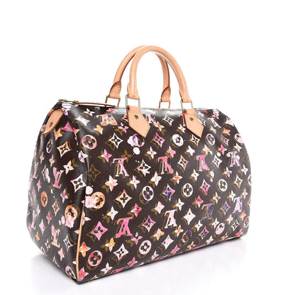 Louis Vuitton Watercolor Aquarelle Speedy 35 Brown 3 of 7