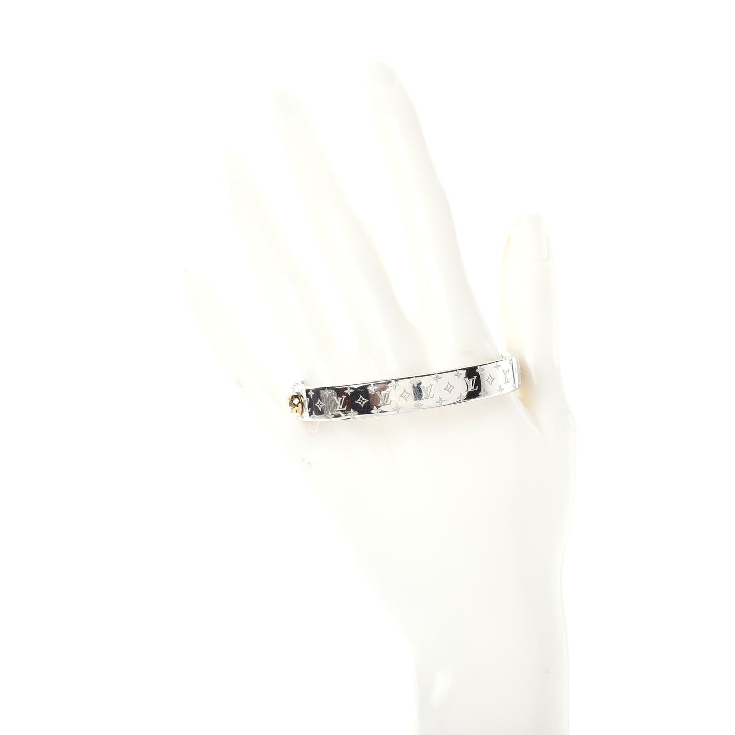 Palladium Monogram Nanogram Cuff S