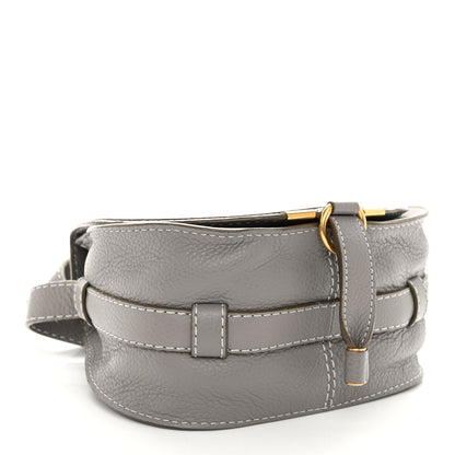 Chloe Calfskin Mini Marcie Round Crossbody Bag Cashmere Grey 4 of 8