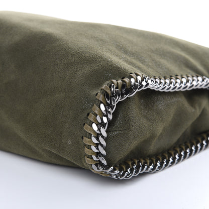 Stella McCartney Shaggy Deer Falabella Fold Over Tote Olive 8 of 9