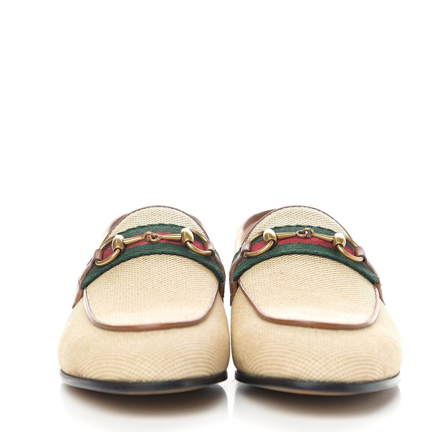 Canvas Malaga Kid Web Womens Horsebit Brixton Loafers 36.5 Sand Light Cuir