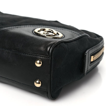 Gucci Monogram Medium New Britt Boston Black 10 of 10
