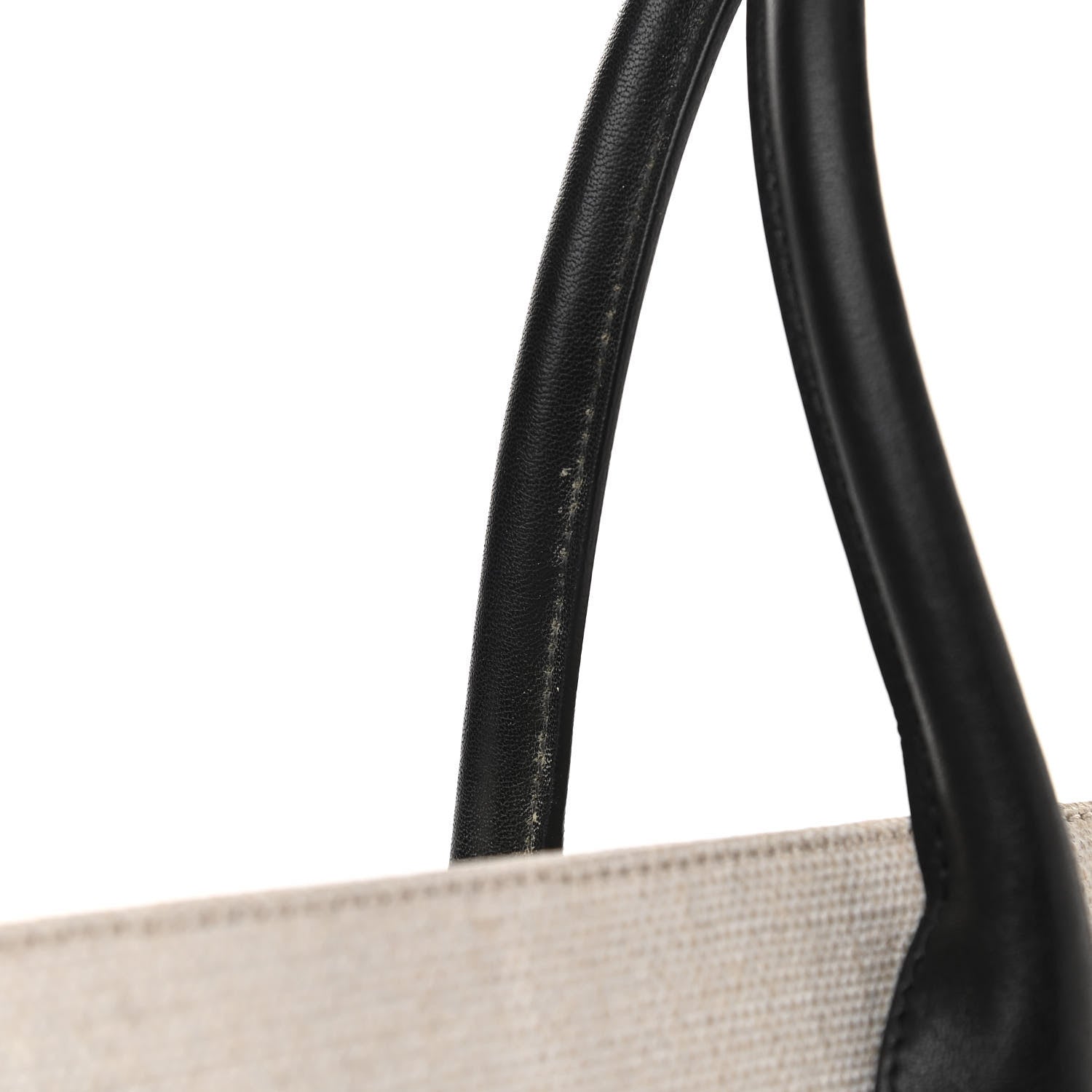 Saint Laurent Linen Calfskin Rive Gauche Tote Optic White 11 of 11
