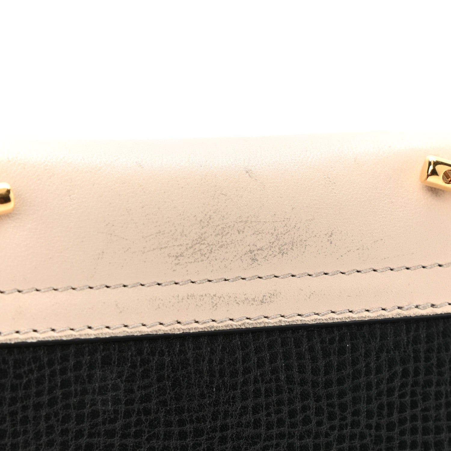 Chloe Textured Calfskin Lambskin Nano Drew Shoulder Bag Black 11 of 11