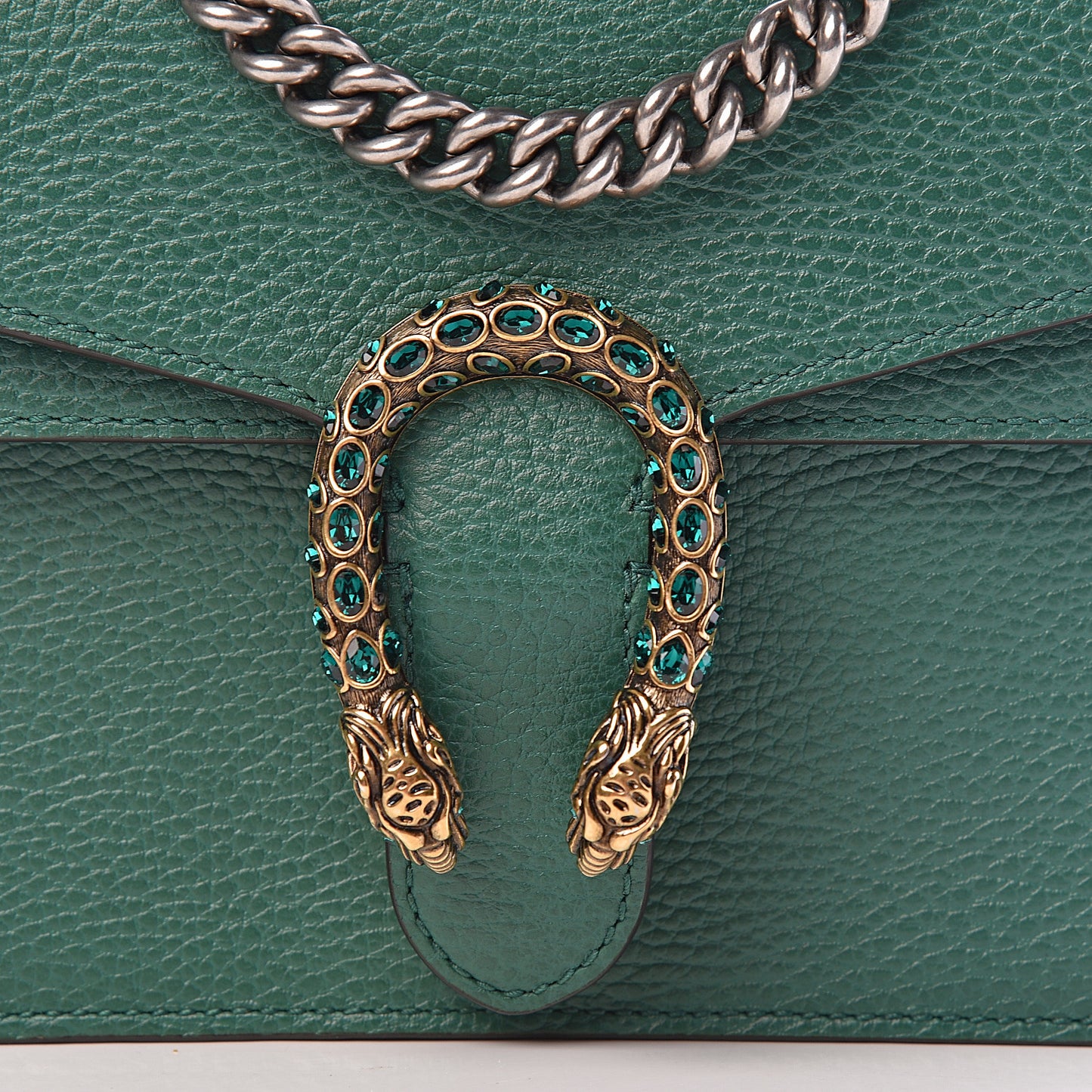 Calfskin Mini Dionysus Shoulder Bag Emerald