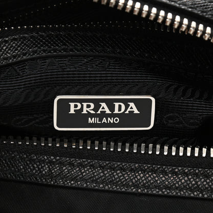 Prada Nylon Saffiano Re-Edition 2005 Top Handle Crossbody Bag Black 6 of 8