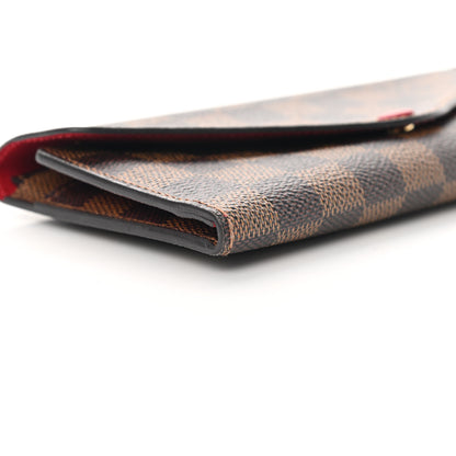 Louis Vuitton Damier Ebene Josephine Wallet Red 12 of 16