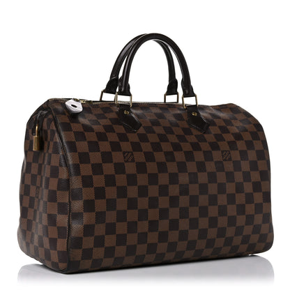 Louis Vuitton Damier Ebene Speedy 35 3 of 24