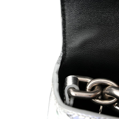 Balenciaga Metallic Calfskin Downtown Chain Shoulder Bag XS Silver 13 of 15
