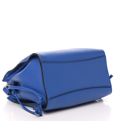 Mulberry Heavy Grain Small Iris Tote Porcelain Blue Midnight 3 of 7
