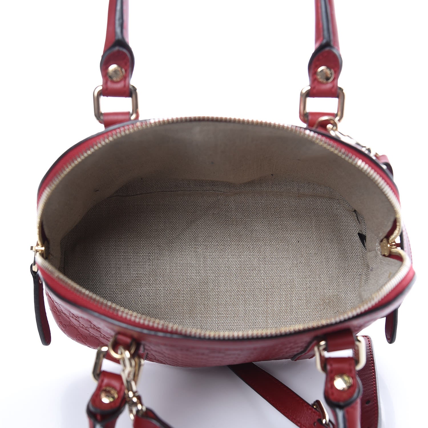 Gucci Soft Microguccissima Mini Dome Bag Rosso 5 of 10