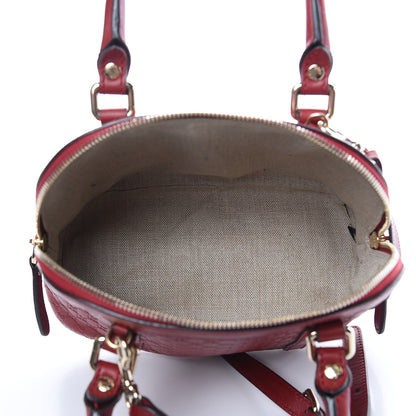 Gucci Soft Microguccissima Mini Dome Bag Rosso 5 of 10