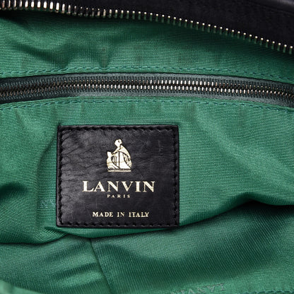 Lanvin Lambskin Quilted Medium Amalia Shoulder Bag Black 8 of 19