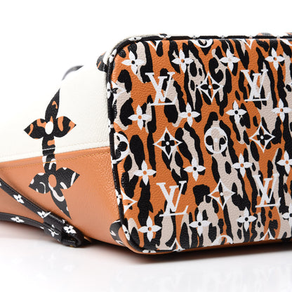 Louis Vuitton Monogram Giant Jungle Neverfull MM Ivory 7 of 11
