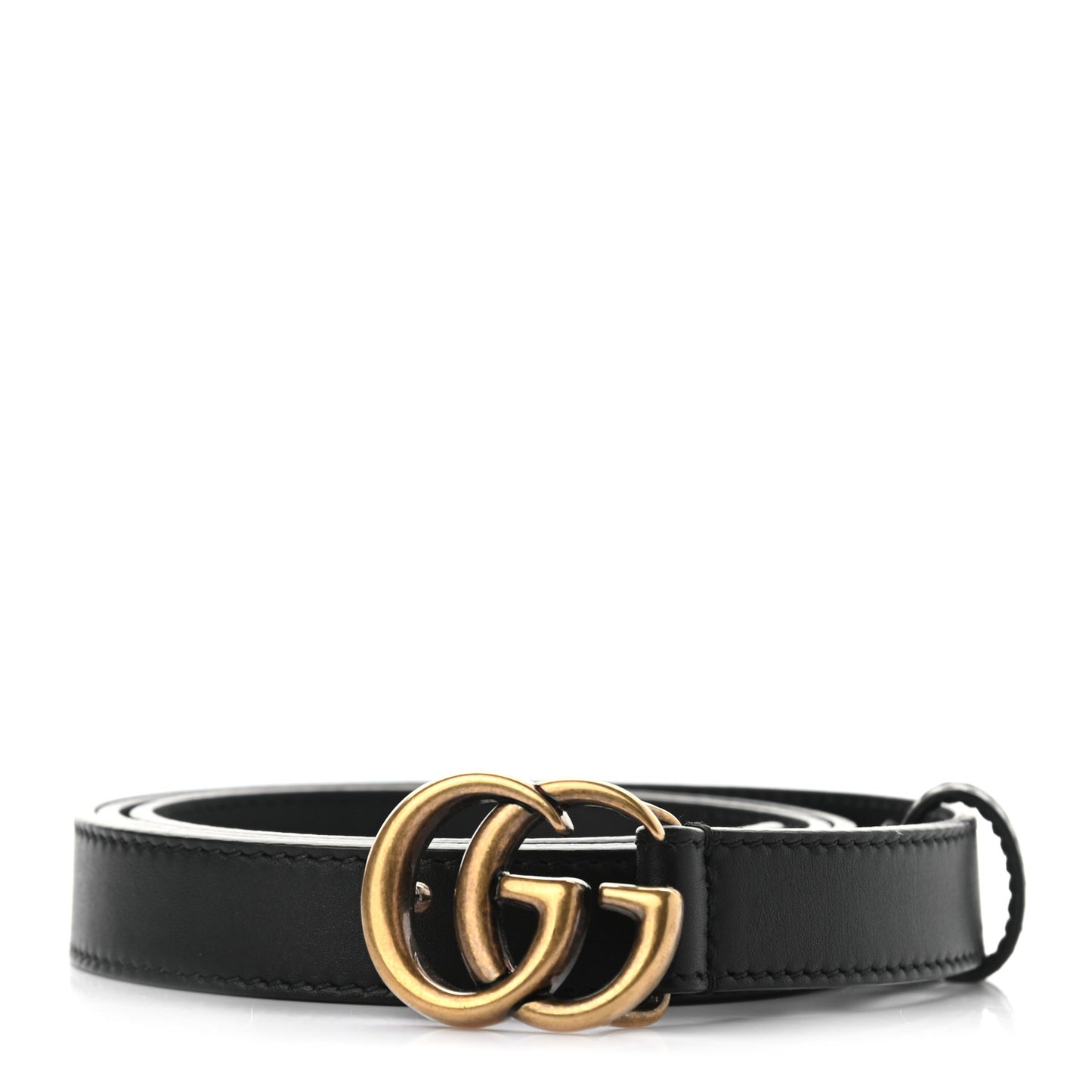 Calfskin Double G 20mm Belt 90 36 Black