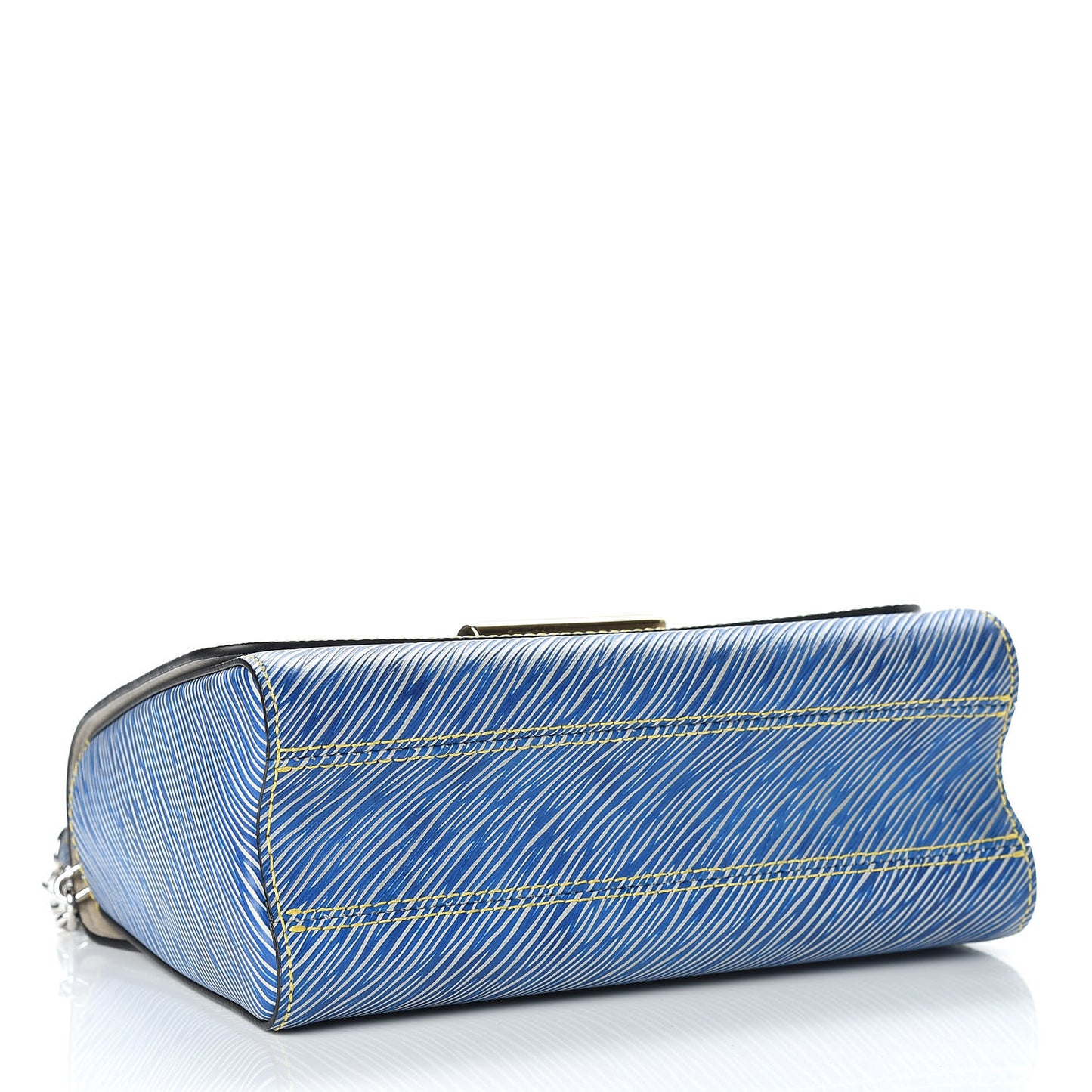 Epi Twist Shoulder Bag MM Denim Light