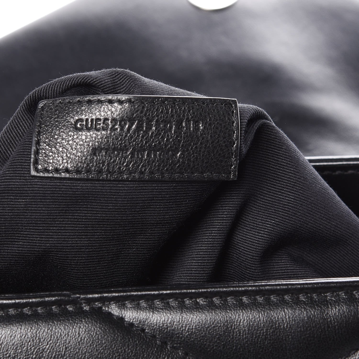 Saint Laurent Calfskin Y Quilted Monogram Medium Loulou Satchel Black 7 of 11