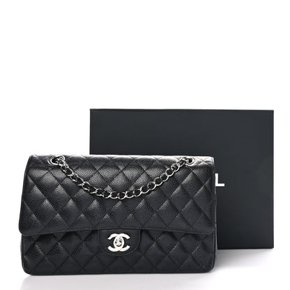 Chanel Caviar Quilted Medium Double Flap Black 11 of 11