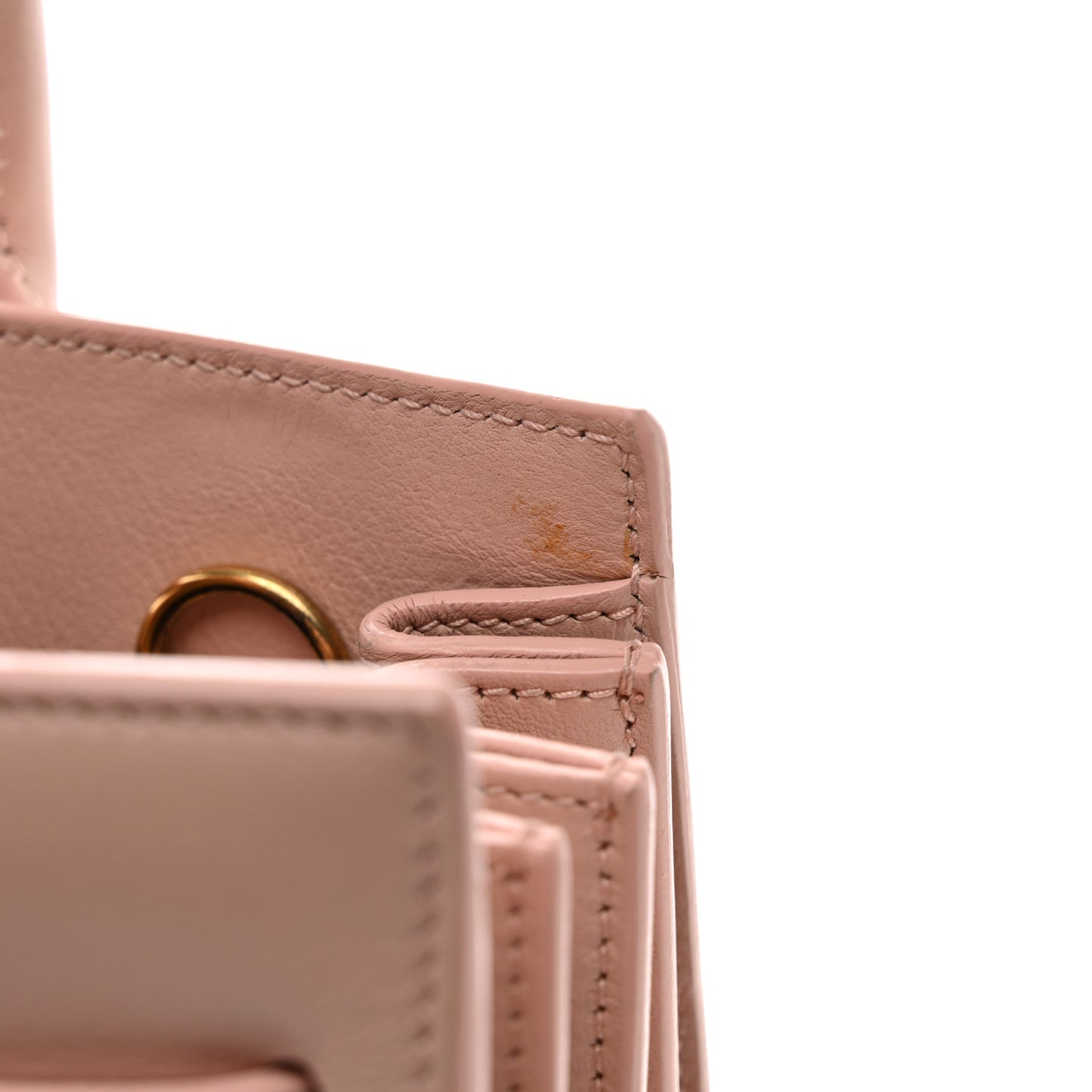 Calfskin Nano Sac De Jour Pale Pink