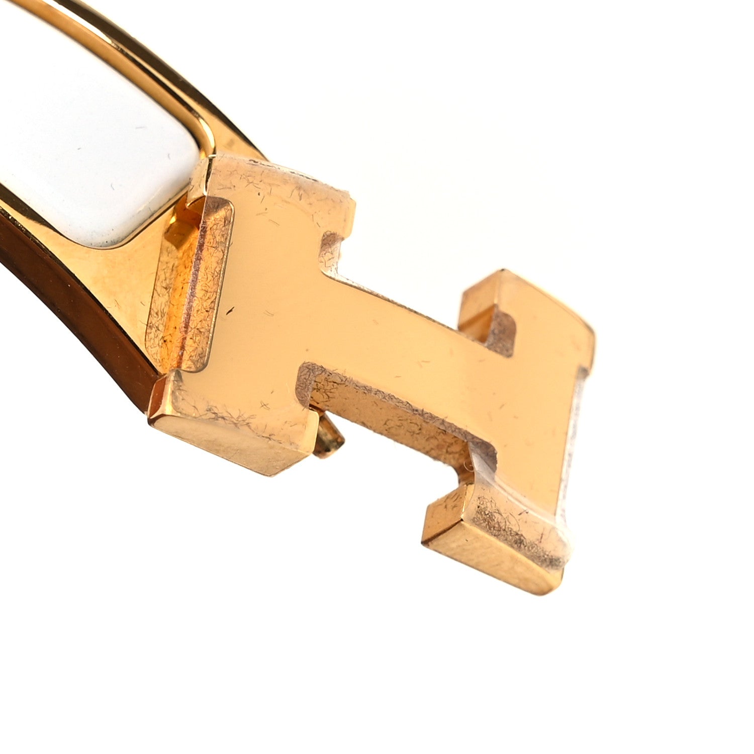 Hermes Enamel Narrow Clic Clac H Bracelet GM White 5 of 5