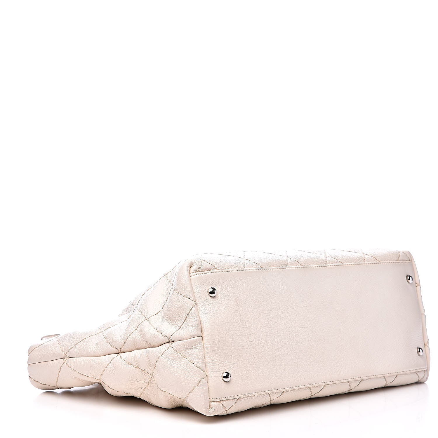 Chanel Glazed Calfskin Large On The Road Tote Light Beige 4 of 13