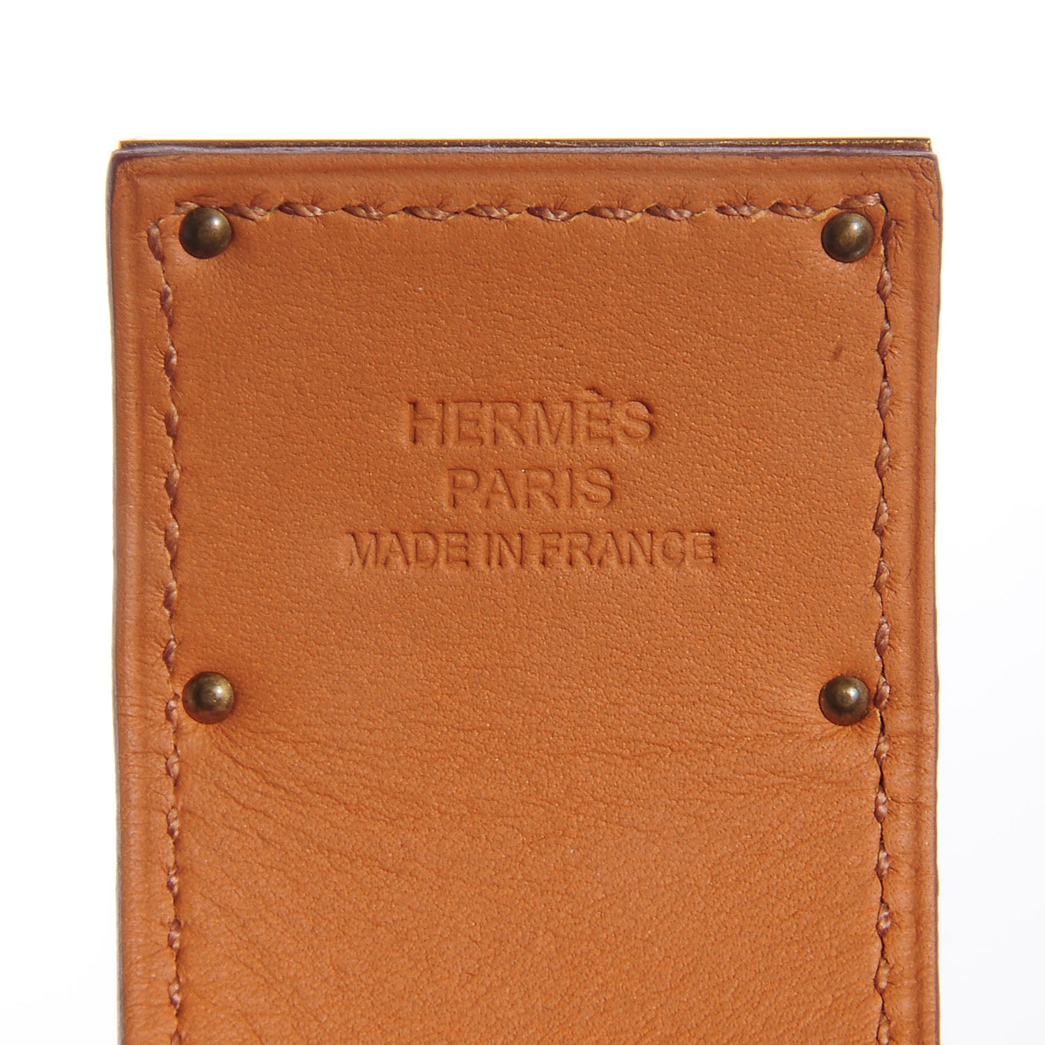 Hermes Natural Barenia Kelly Dog Bracelet 9 of 41