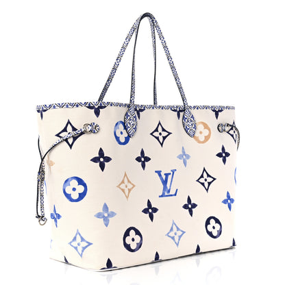 Louis Vuitton Monogram Canvas By The Pool Hawaii 2.0 Neverfull GM Blue 4 of 11