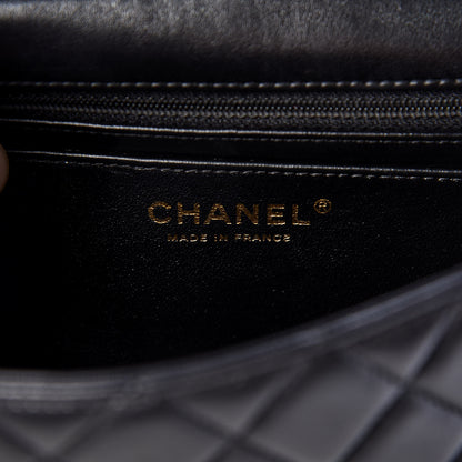 Chanel Lambskin Quilted Mini Rectangular Flap Black 6 of 9