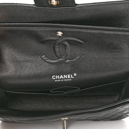 Chanel Caviar Quilted Medium Double Flap Black 5 of 13