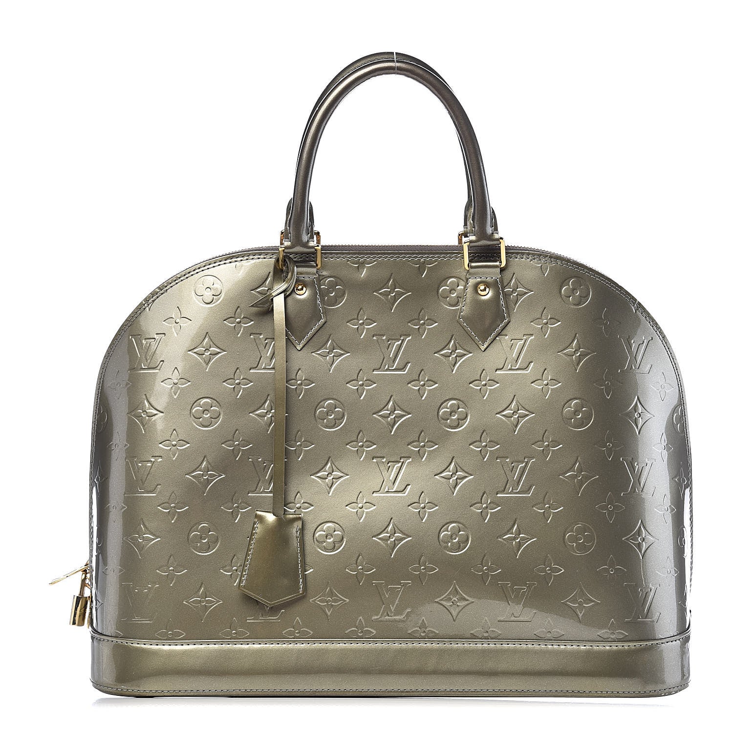 Louis Vuitton Vernis Alma GM Gris Art Deco 1 of 19
