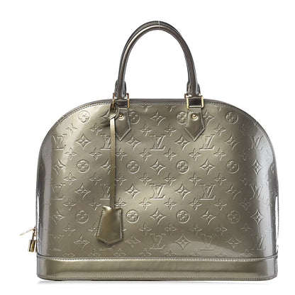 Louis Vuitton Vernis Alma GM Gris Art Deco 1 of 19