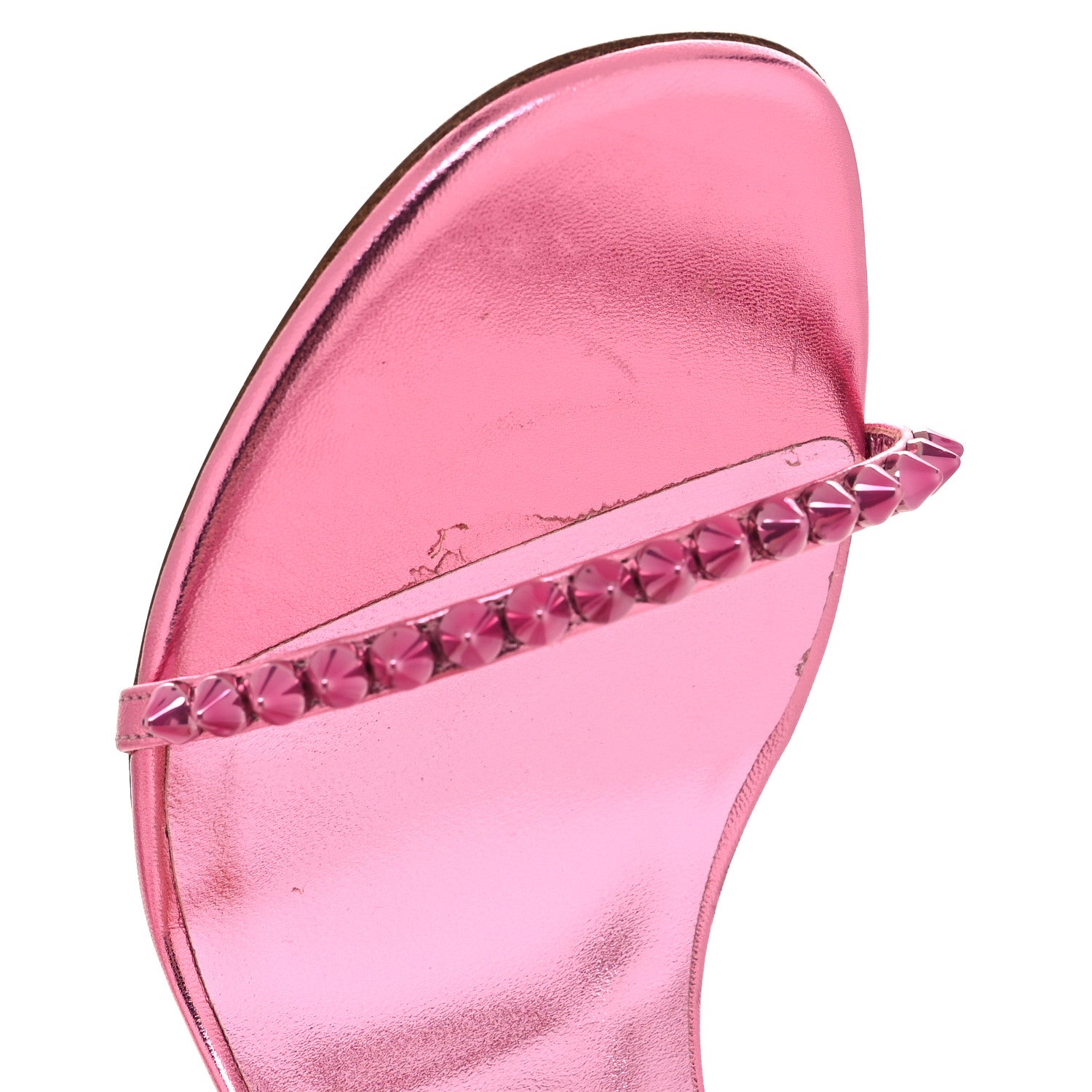 Christian Louboutin Kid Laminato So Me 100 Sandals 38.5 Confettis 8 of 8