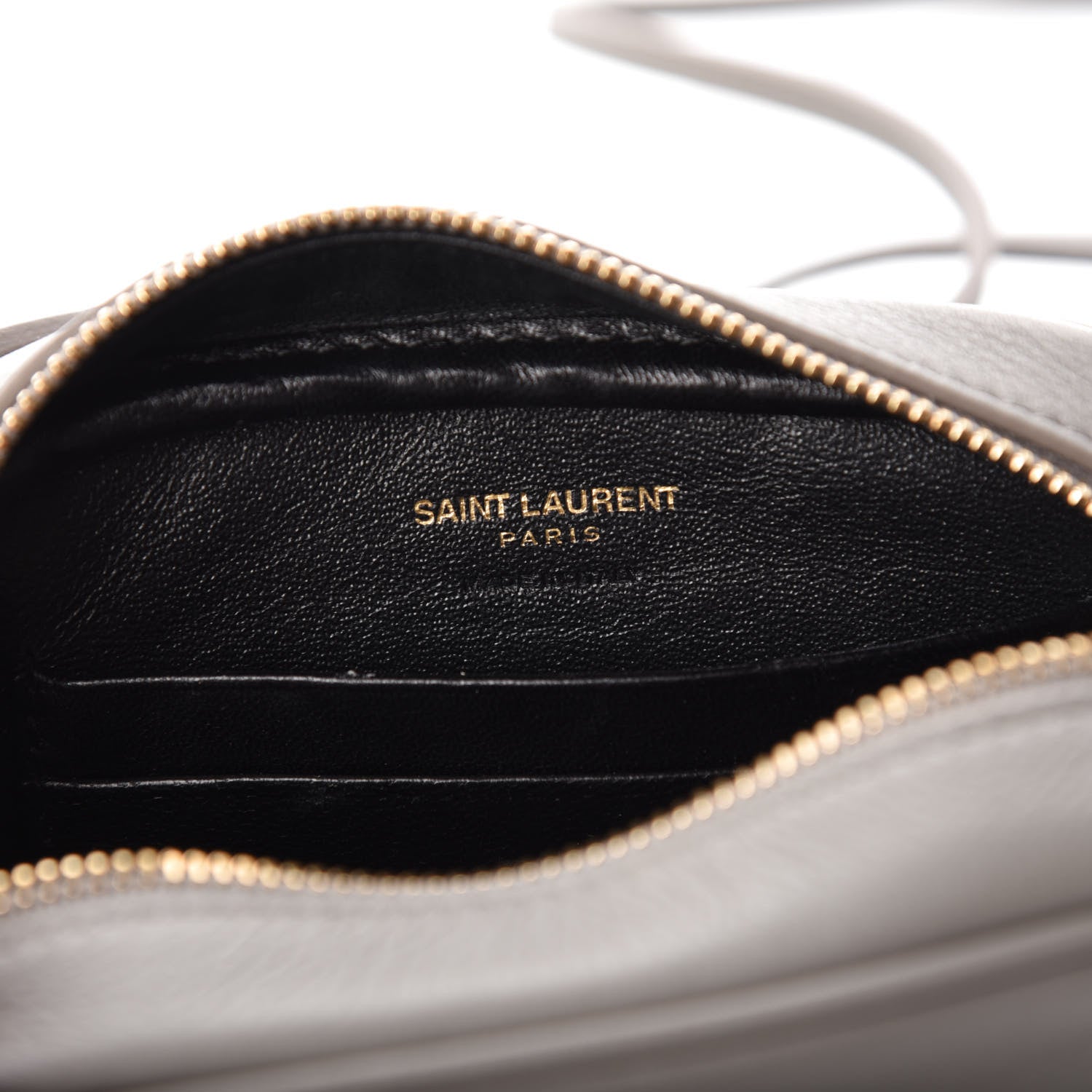 Saint Laurent Nappa Monogram Blogger Bag Oyster Grey 6 of 9