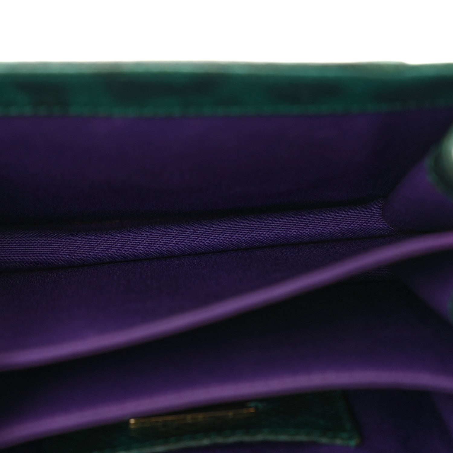 Bulgari Shiny Karung Serpenti Forever Top Handle Green 6 of 14