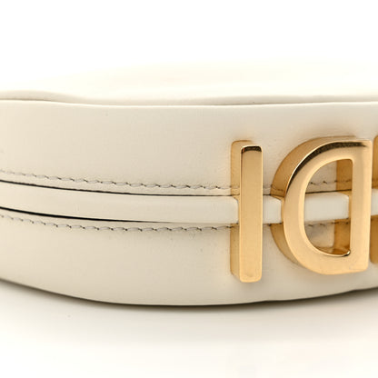 Fendi Vitello Grace Matte Nano Fendigraphy Hobo Charm White Ice 9 of 10