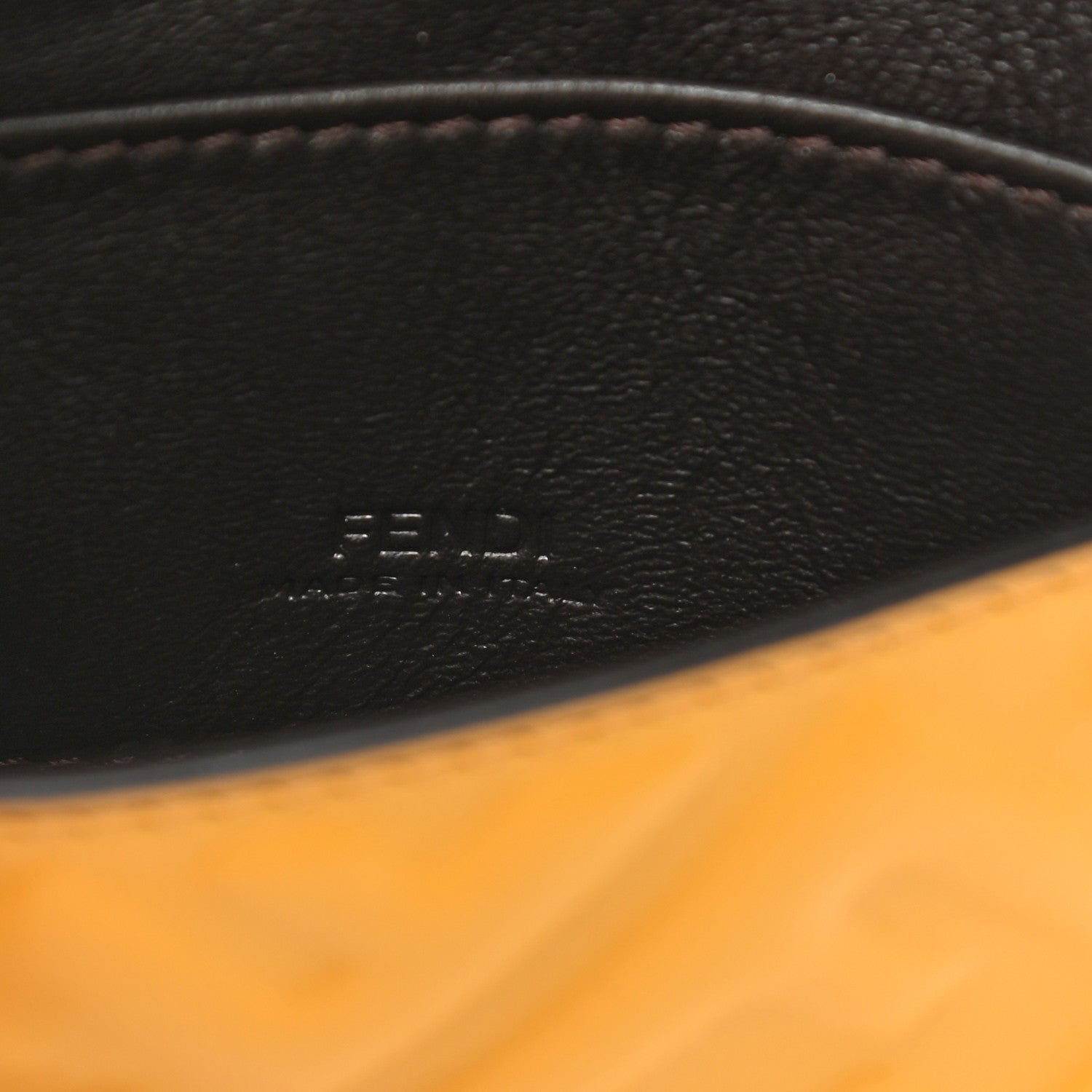 Fendi Nappa Matisse FF Embossed Nano Baguette Charm Zucca 6 of 11