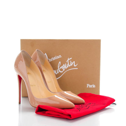 Christian Louboutin Patent So Kate 120 Pumps 39.5 Nude 7 of 7