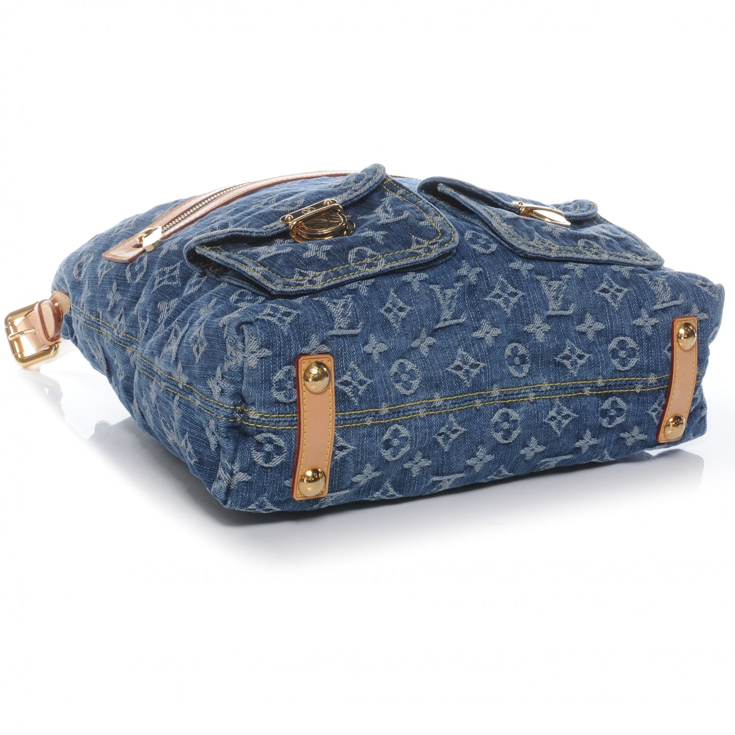 Louis Vuitton Denim Baggy GM Blue 4 of 7