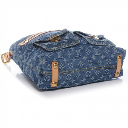 Louis Vuitton Denim Baggy GM Blue 4 of 7