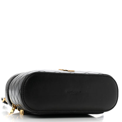 Saint Laurent Lambskin Quilted Mini Gaby Vanity Case Black 4 of 12