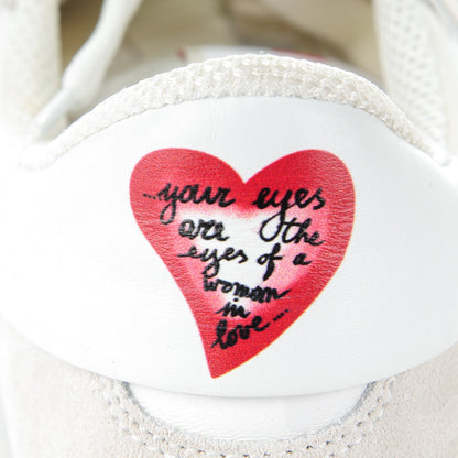Valentino Garavani Fabric Suede L'Amour Womens Rockrunner Sneakers 39.5 White 7 of 10