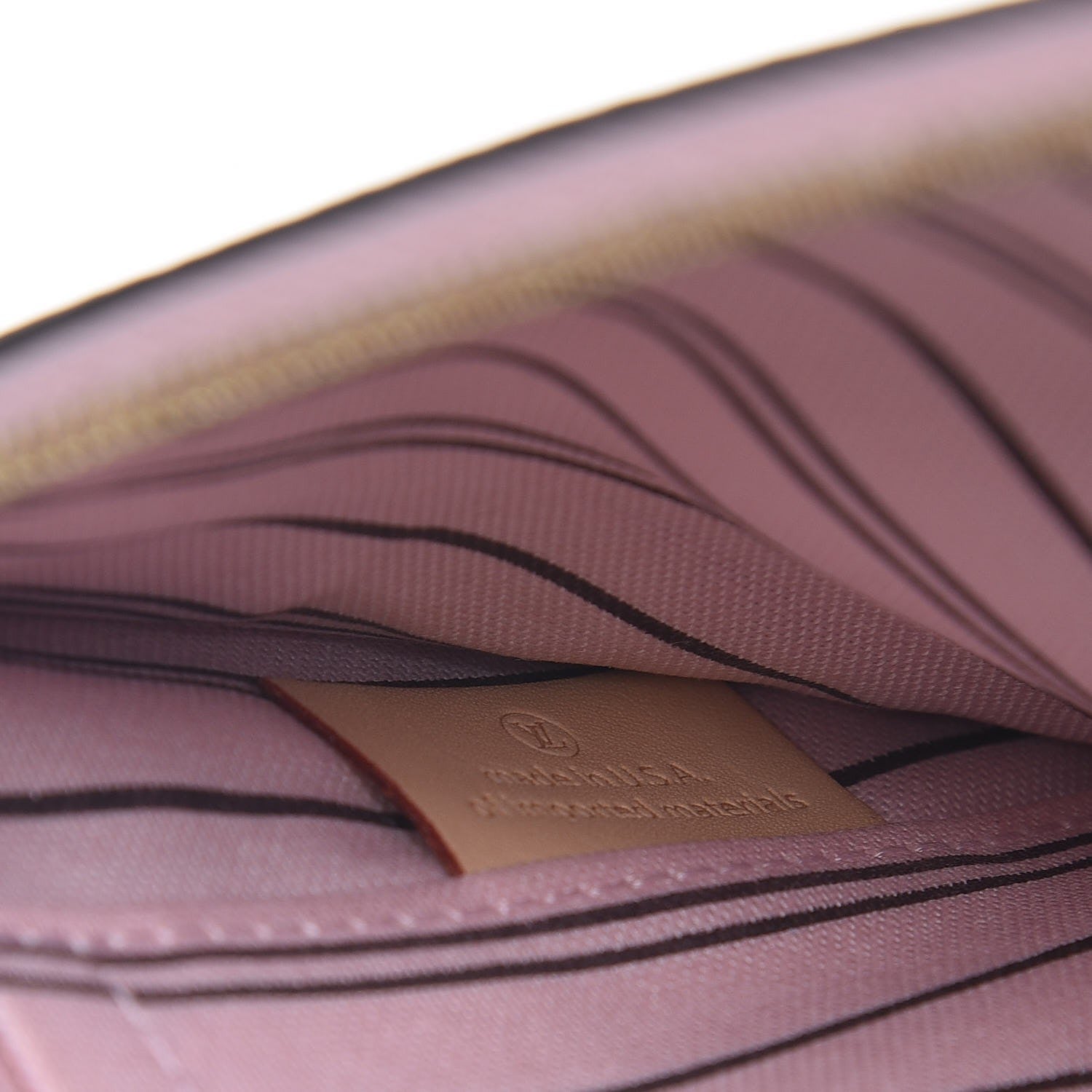 Louis Vuitton Monogram Neverfull MM GM Pochette Rose Ballerine 7 of 9