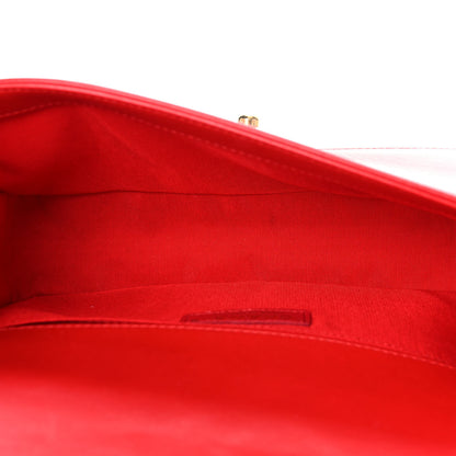 Chanel Lambskin Quilted Medium Boy Flap Red 5 of 12