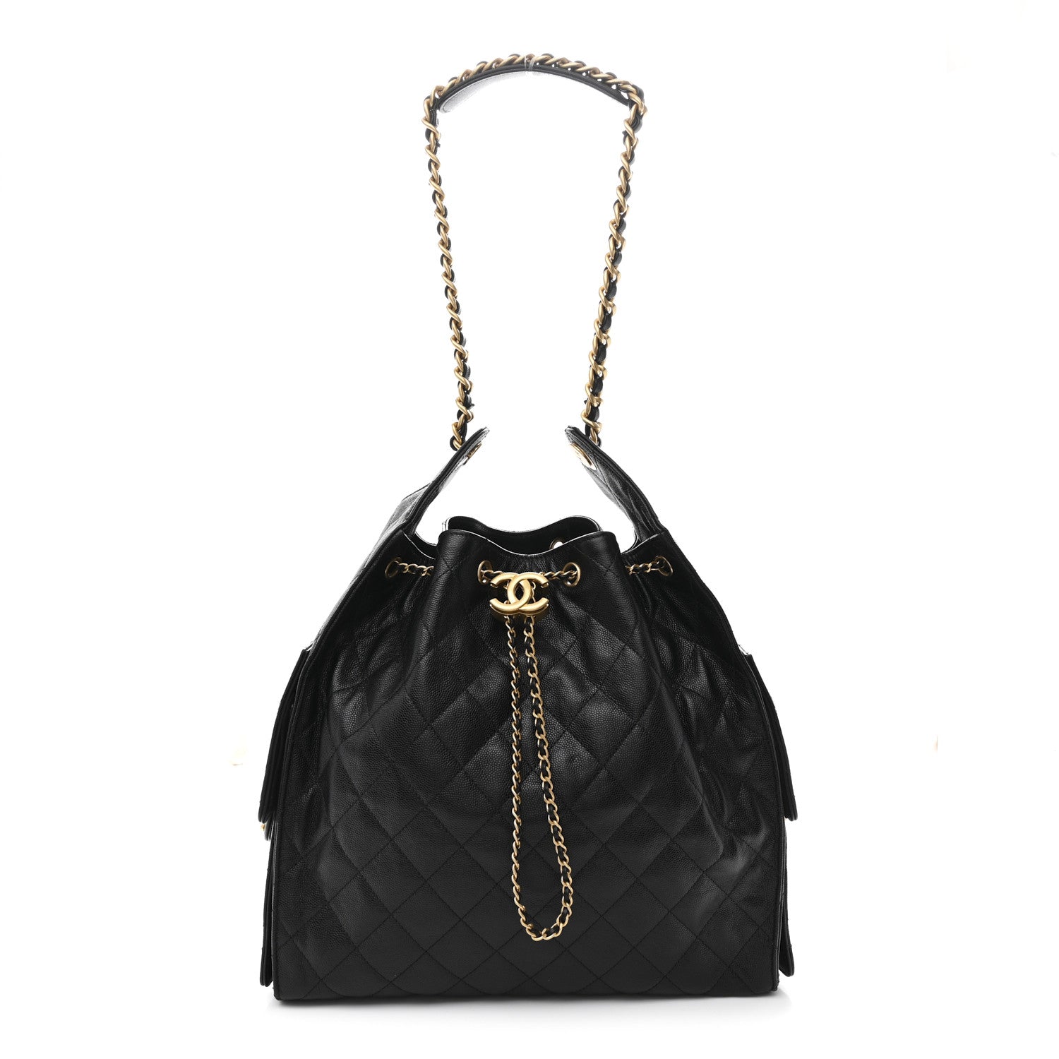 Chanel Caviar Quilted Medium Chanel 25 Handbag Black 1 of 14